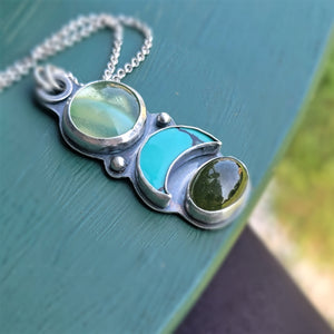 Lily Pond Gemstone Collection in Sterling Silver