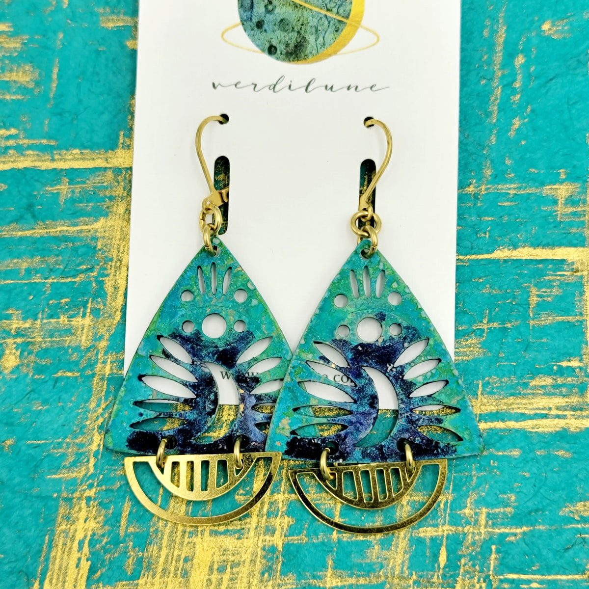 Sultry Summer Patina Earring Collection – Verdilune