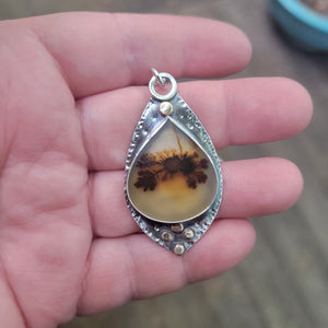 Dendritic Agate Collection in Sterling Silver