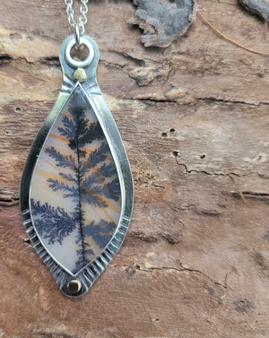 Dendritic Agate Collection in Sterling Silver