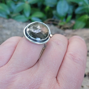 Rosecut Cocoa Sapphire Rings in Sterling Silver