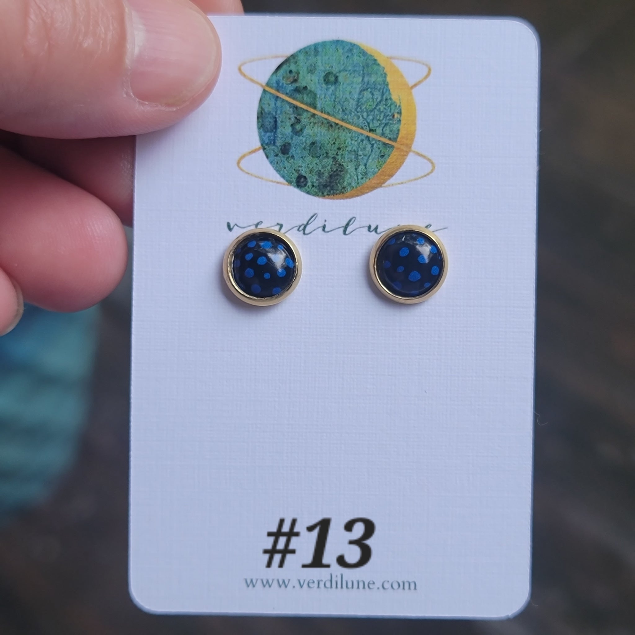 Vintage Tin Mini Posts Collection - Repurposed Vintage Tin Earrings