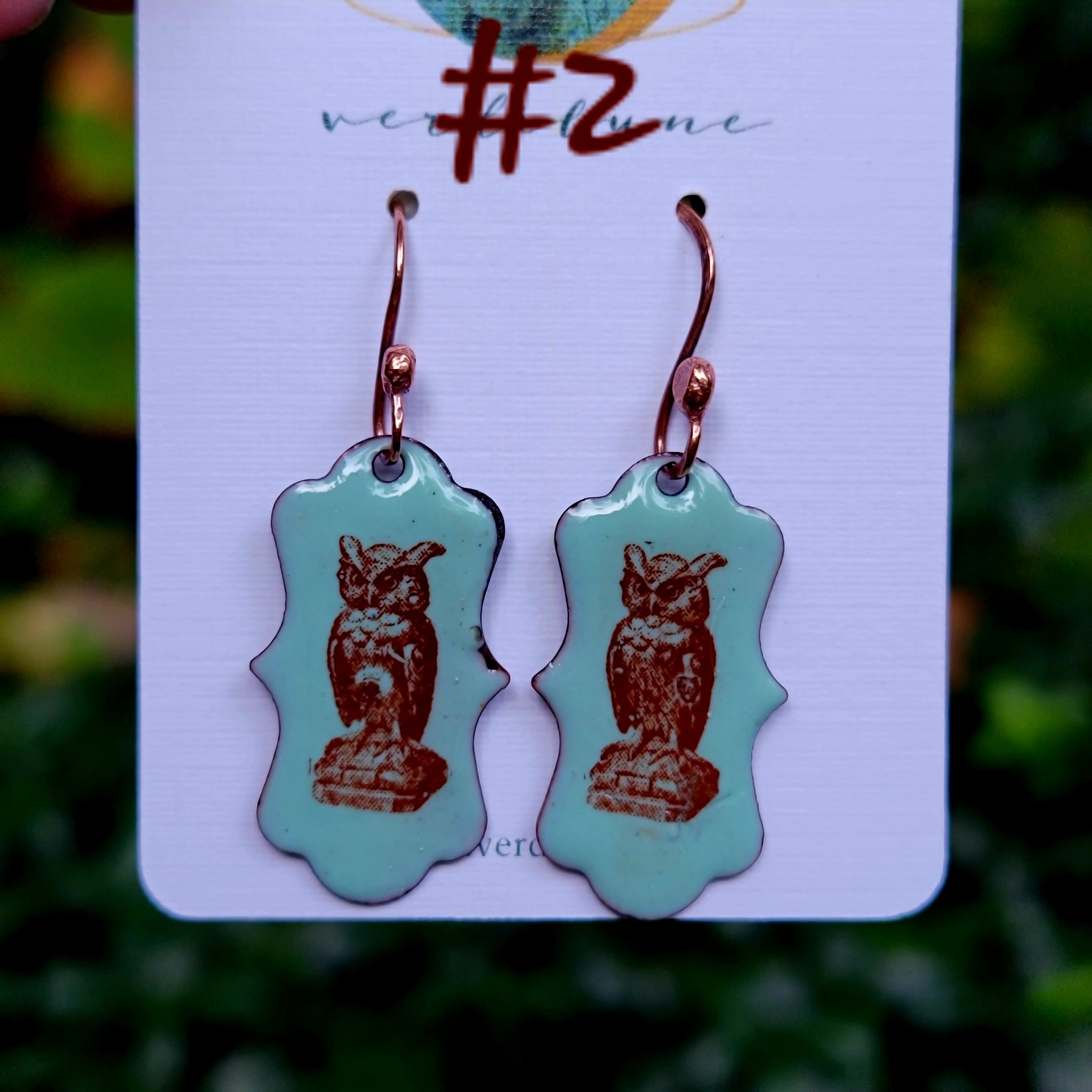Vintage Illustrated Creeps Enameled Copper Halloween Collection