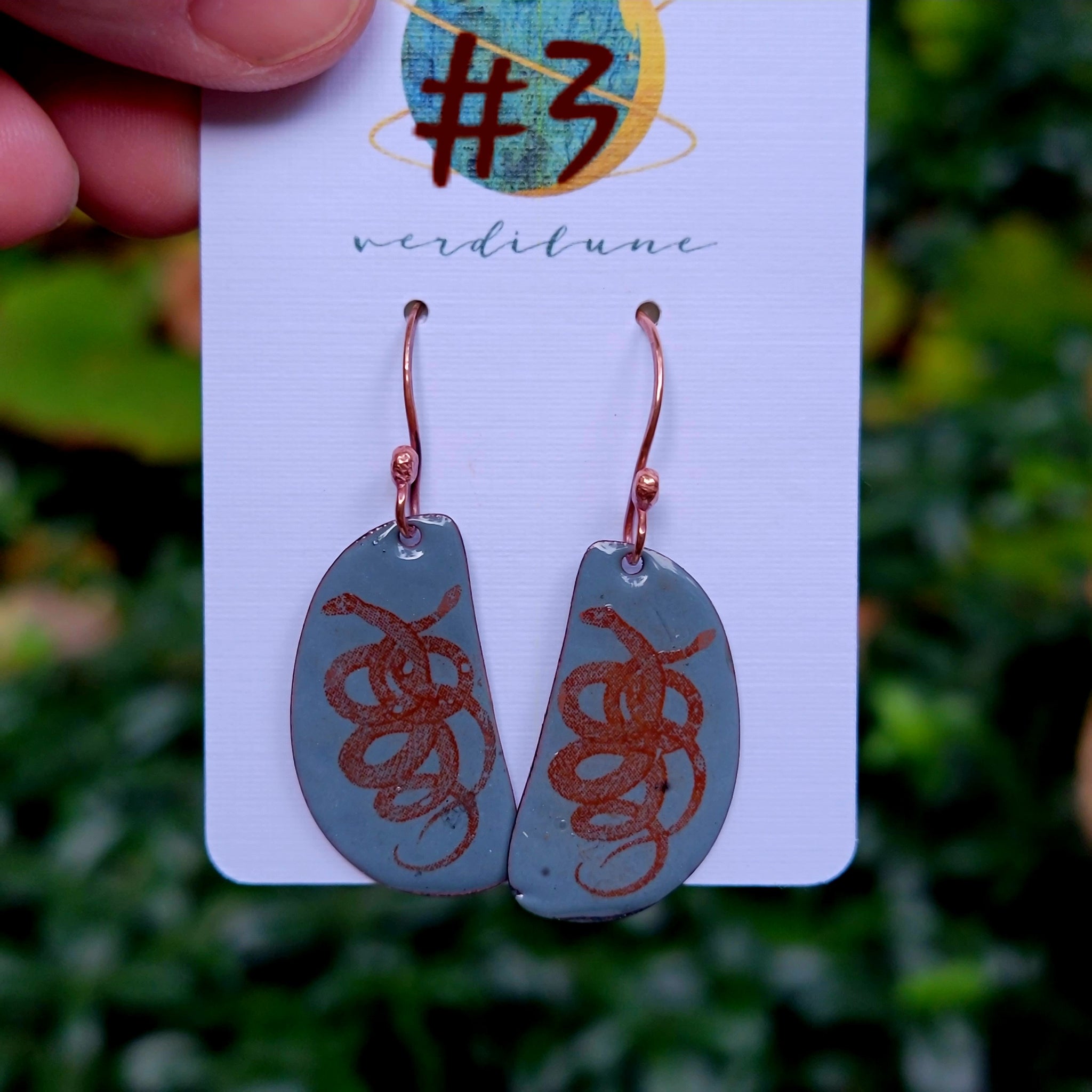 Vintage Illustrated Creeps Enameled Copper Halloween Collection