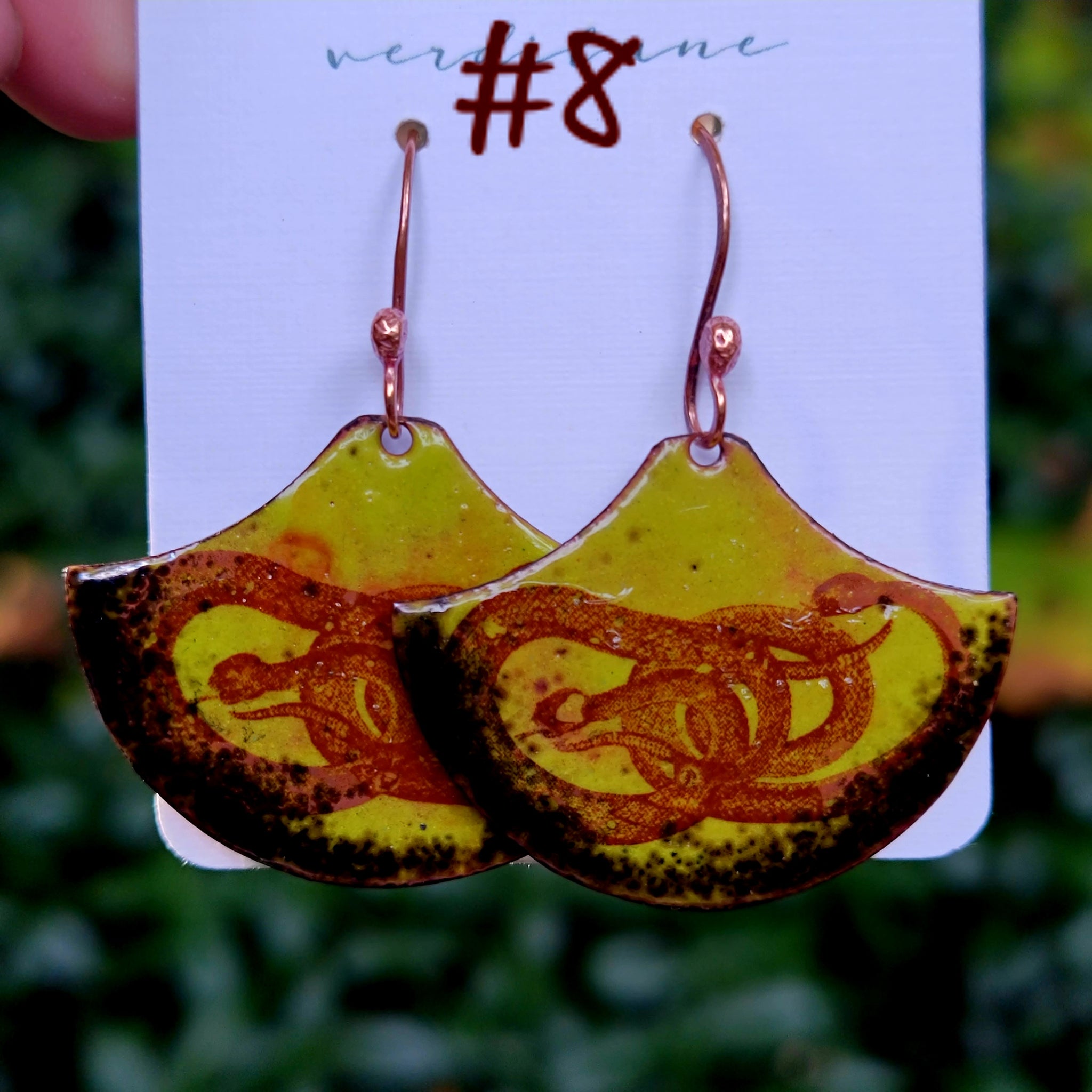 Vintage Illustrated Creeps Enameled Copper Halloween Collection