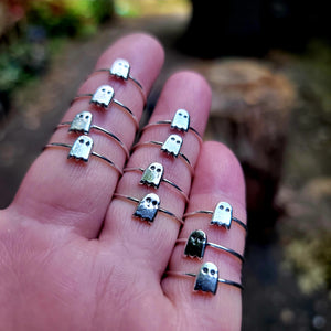 Sterling Silver Ghostie Rings