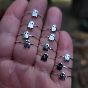 Sterling Silver Ghostie Rings