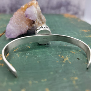 Turquoise Cuff Bracelet in Sterling Silver