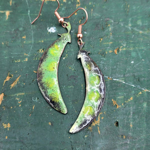 Farmer's Market Collection - Enameled Copper Earrings