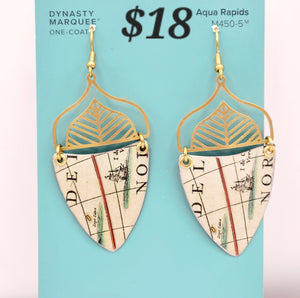 The Galileo Collection - Repurposed Tin Earrings