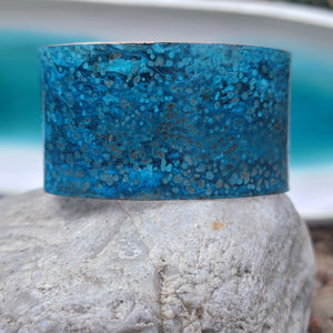 Tidepool Ocean Blue Cuff in Copper