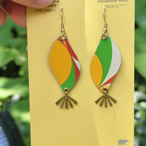 Bauducco Panettone Collection - Repurposed Tin Earrings