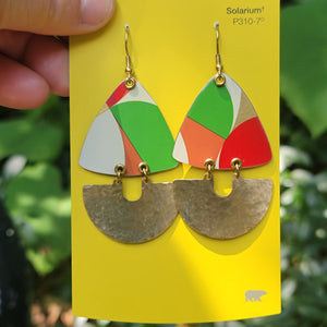 Bauducco Panettone Collection - Repurposed Tin Earrings