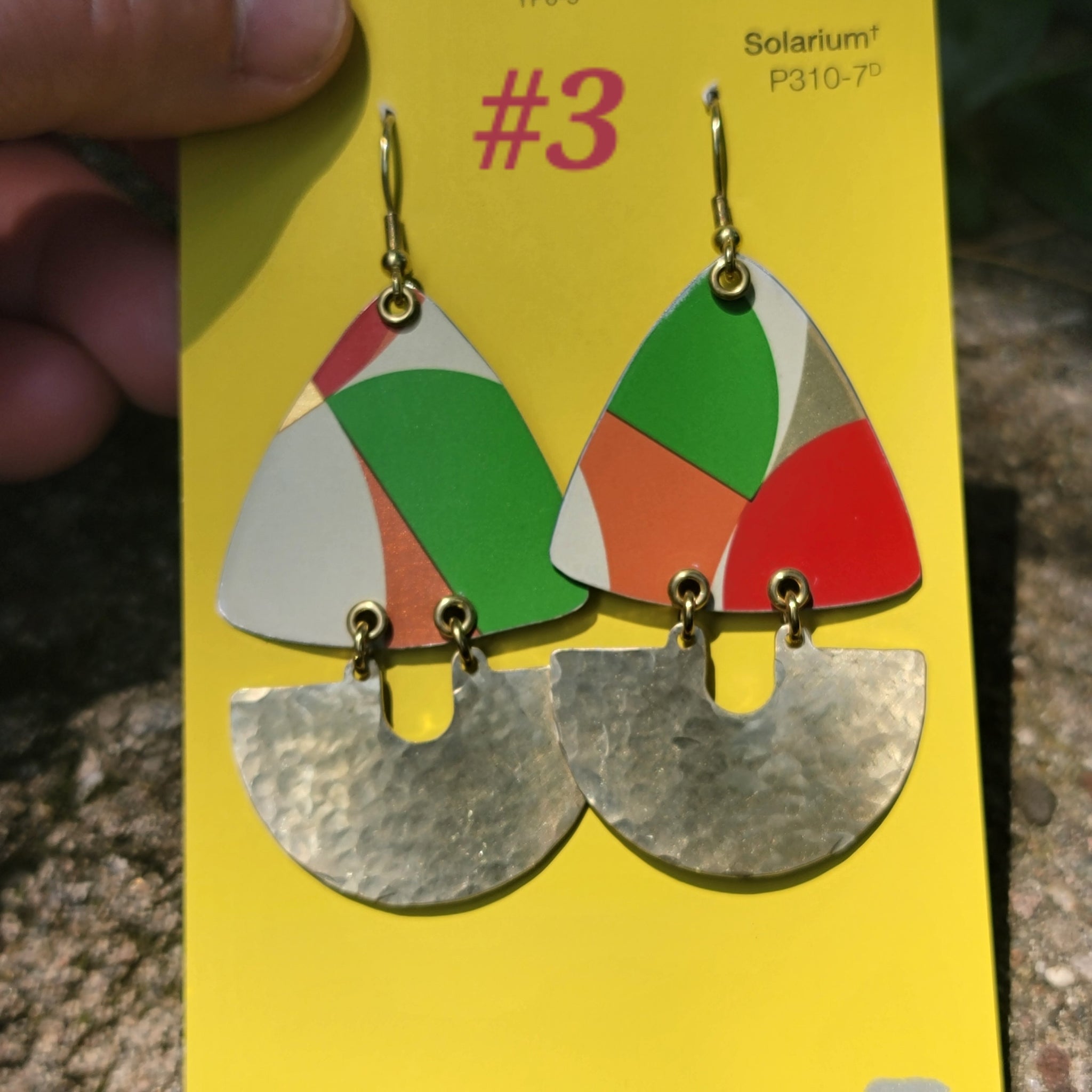 Bauducco Panettone Collection - Repurposed Tin Earrings