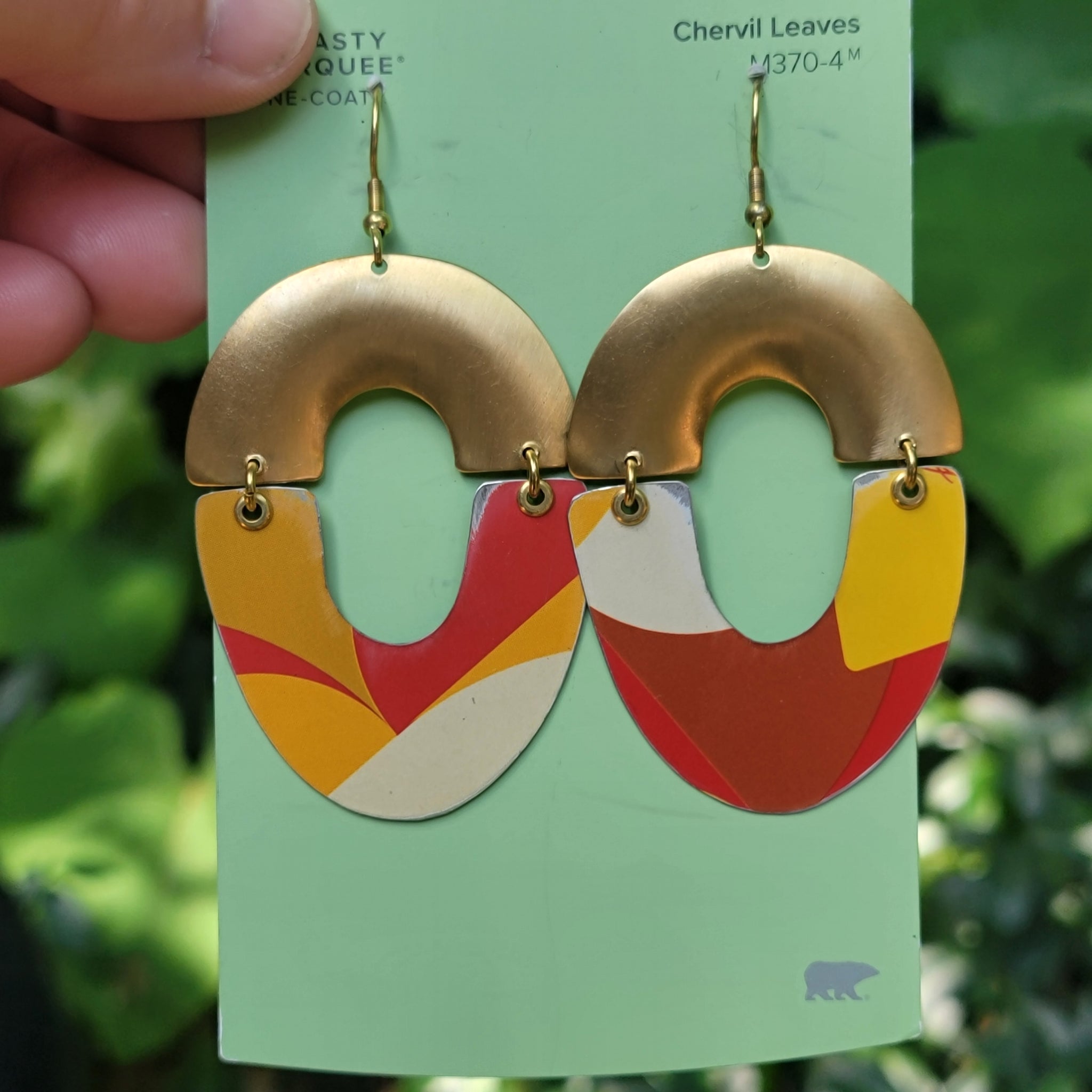 Bauducco Panettone Collection - Repurposed Tin Earrings