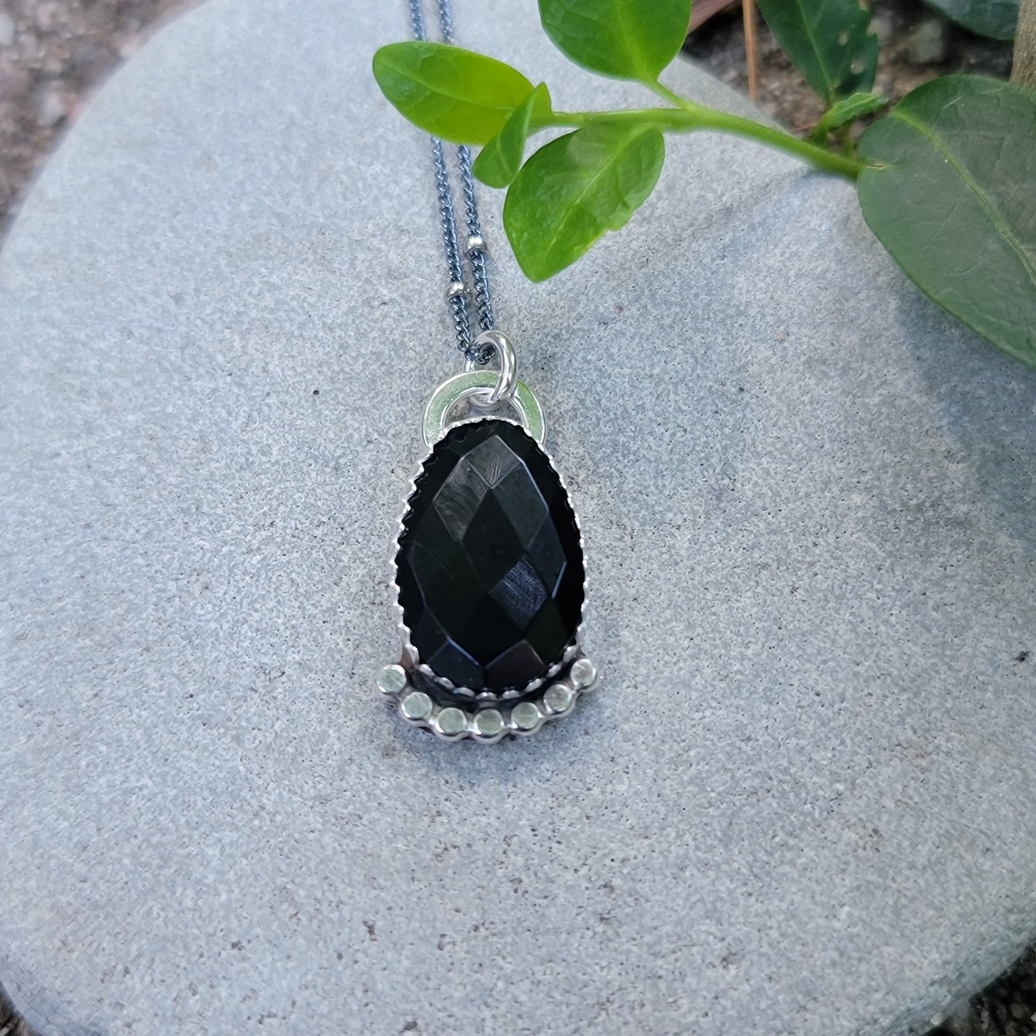 Skipping Stones Gemstone Pendants in Sterling Silver