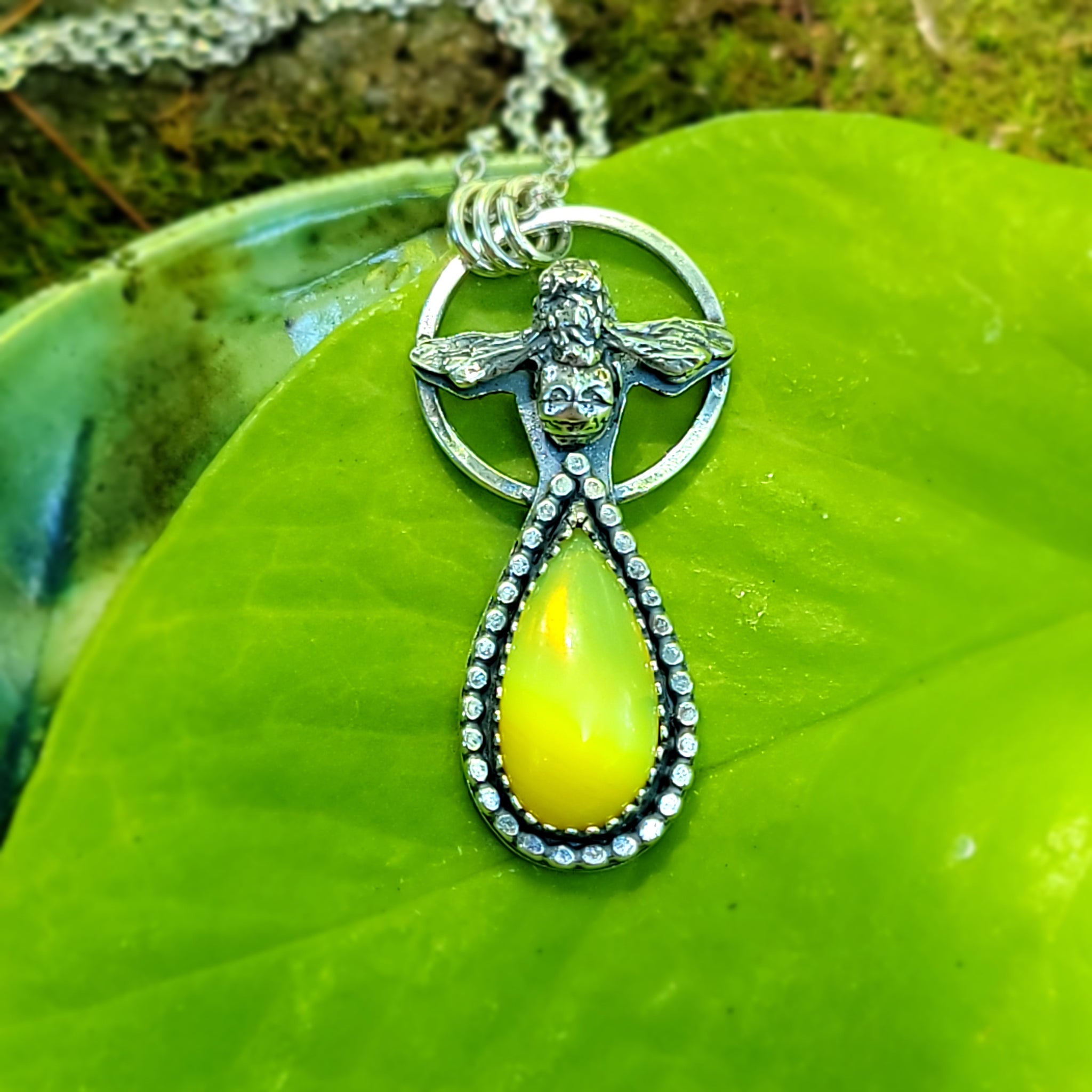 Summer Sun Yellow Rosarita Collection in Sterling Silver