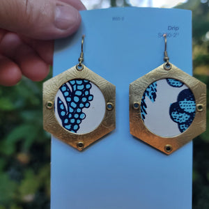 Fall 2024 Collection - Repurposed Vintage Tin Earrings