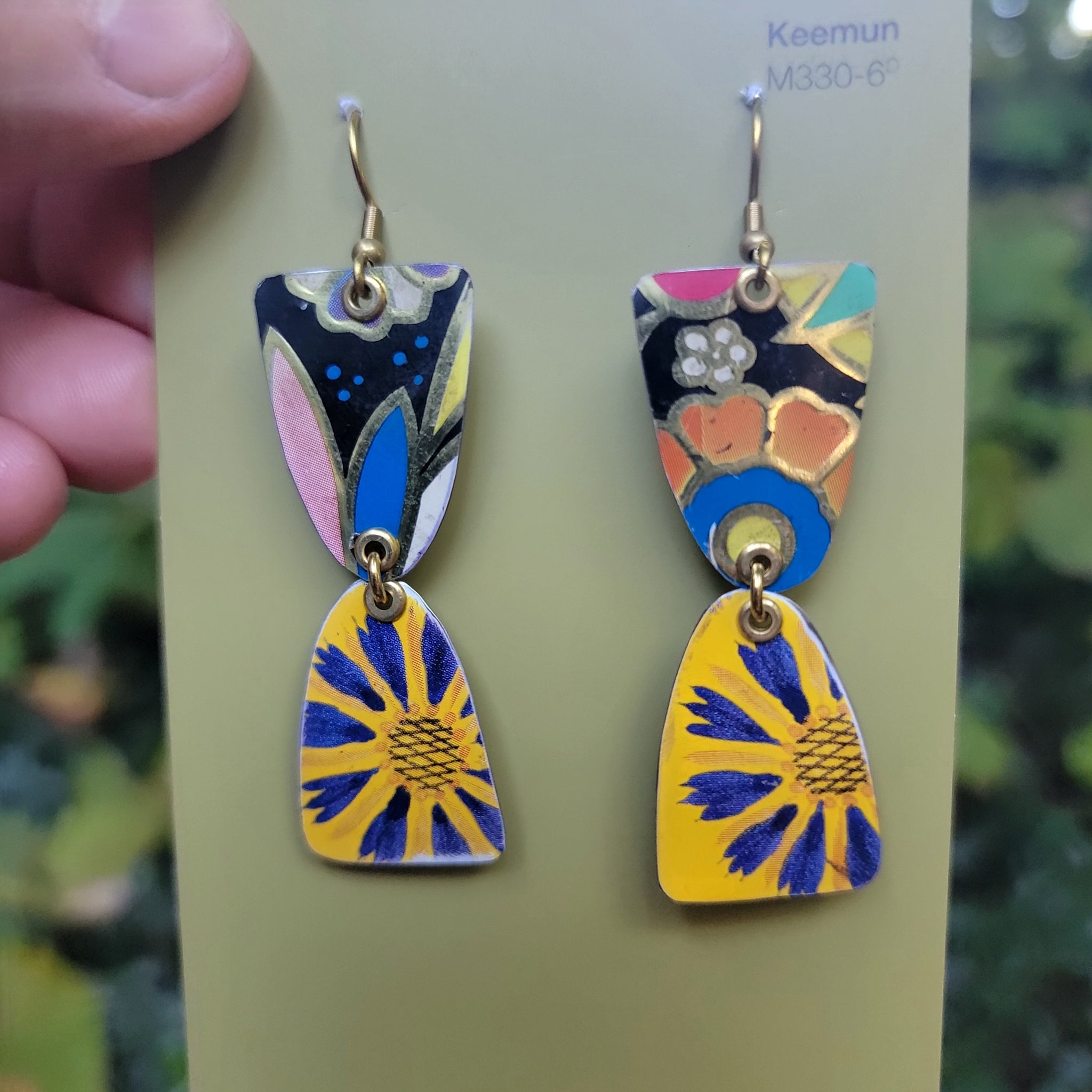 Fall 2024 Collection - Repurposed Vintage Tin Earrings