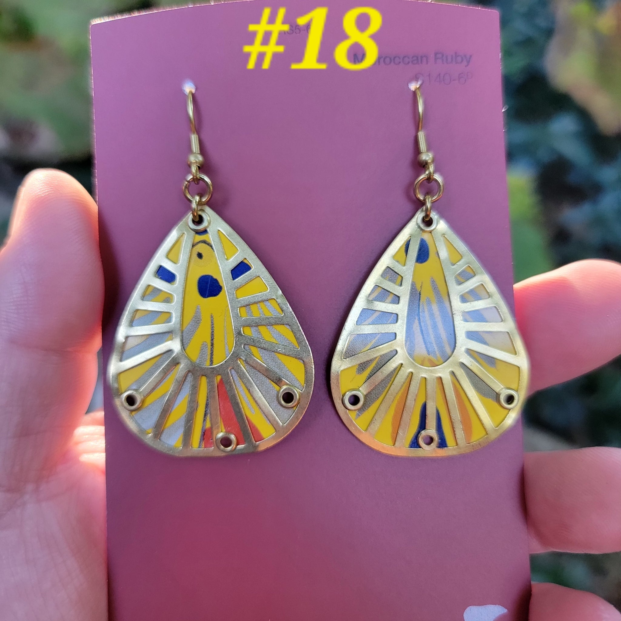 Fall 2024 Collection - Repurposed Vintage Tin Earrings