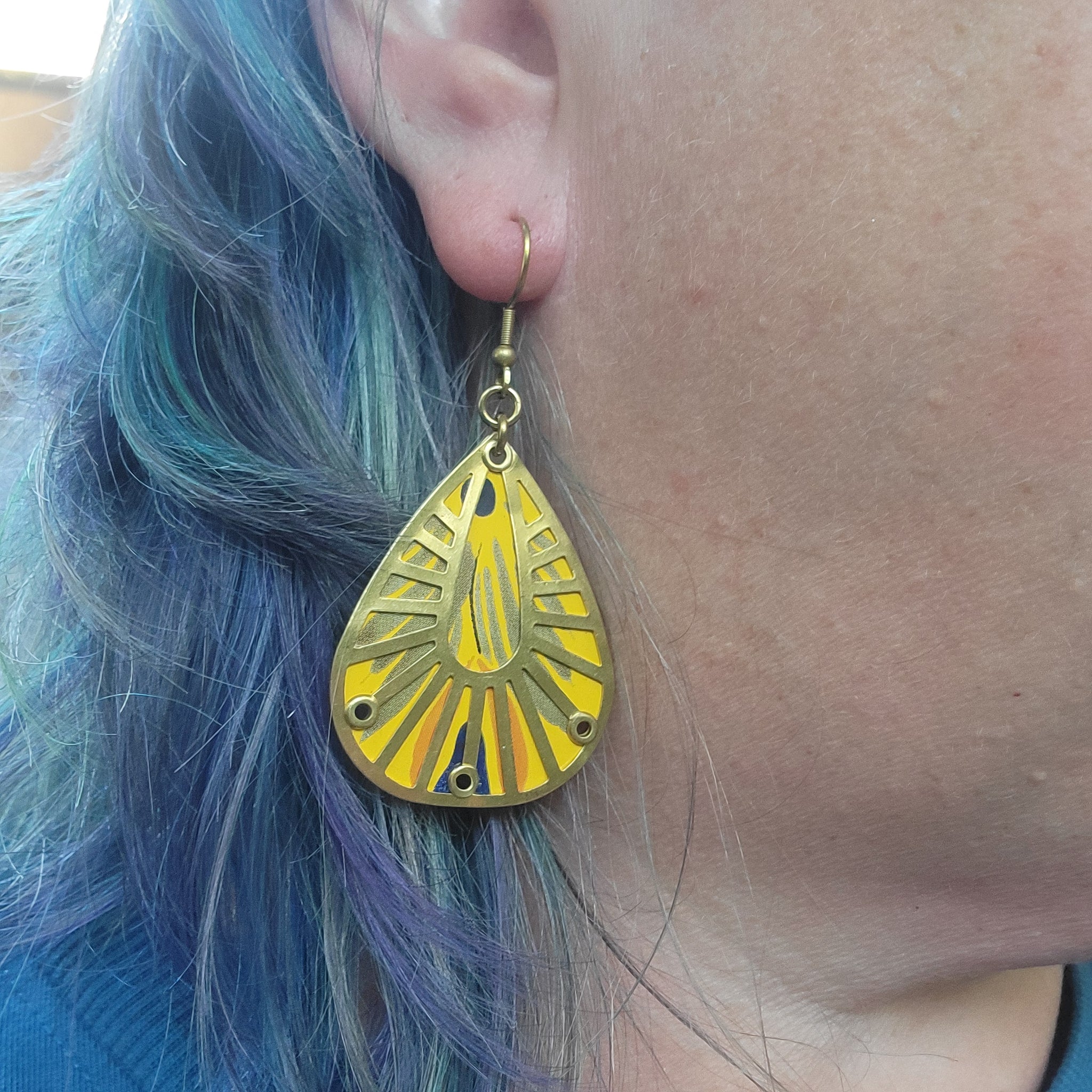 Fall 2024 Collection - Repurposed Vintage Tin Earrings