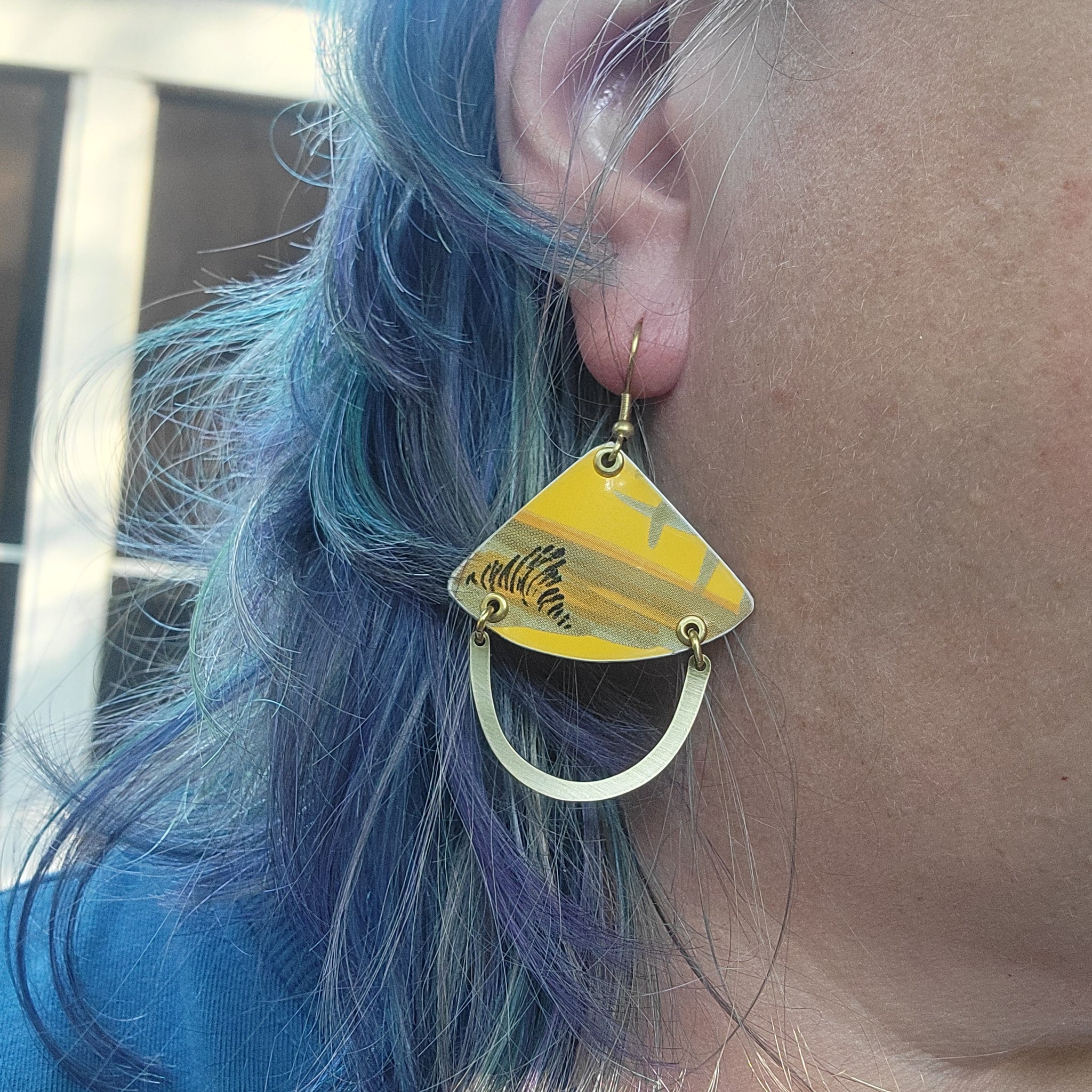 Fall 2024 Collection - Repurposed Vintage Tin Earrings