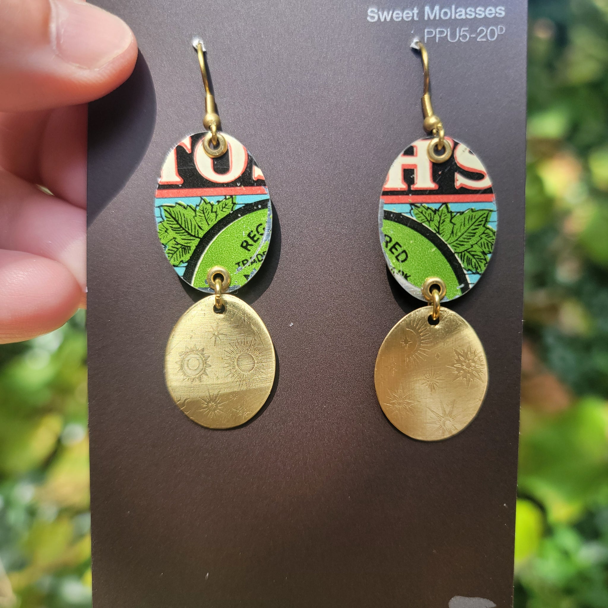 Fall 2024 Collection - Repurposed Vintage Tin Earrings