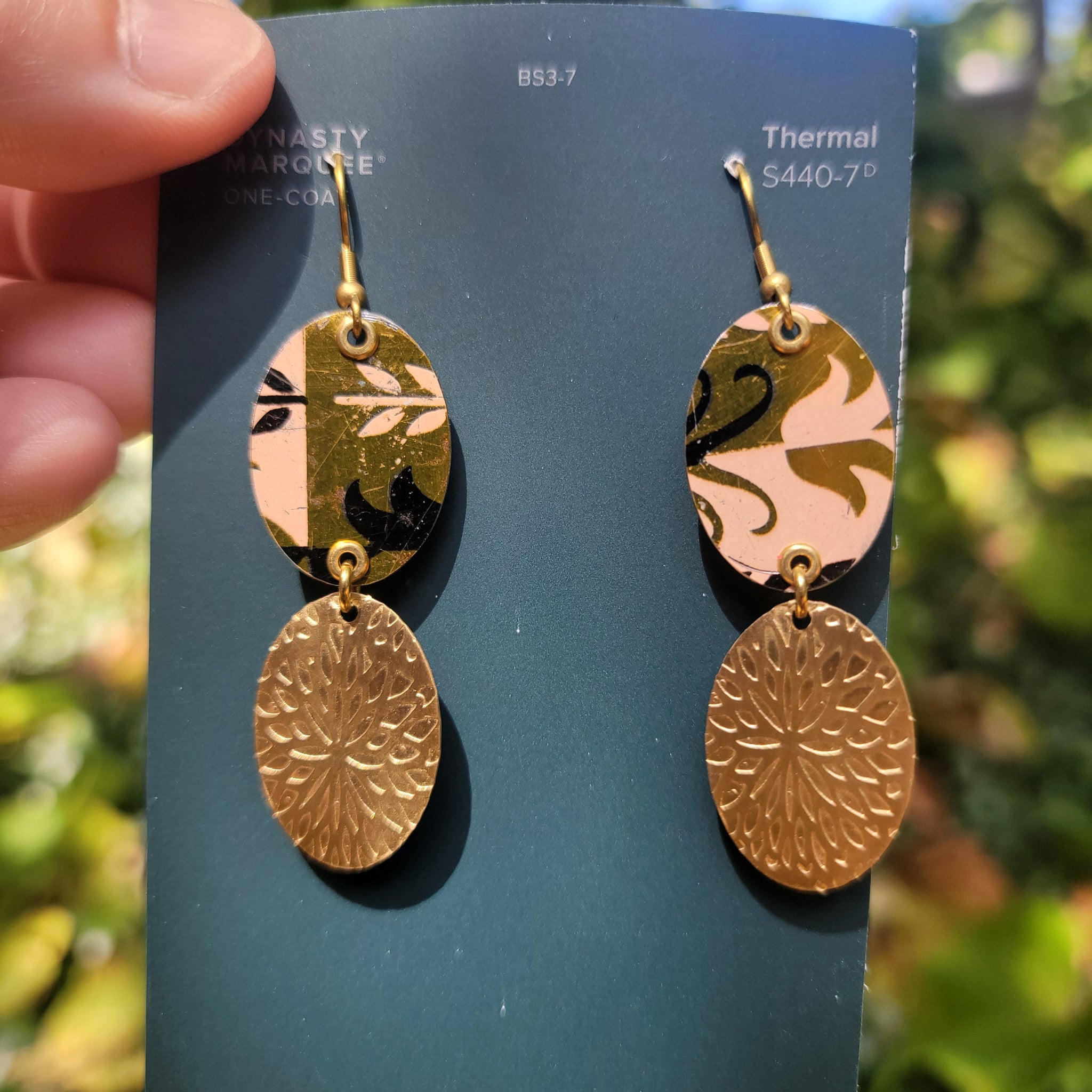 Fall 2024 Collection - Repurposed Vintage Tin Earrings