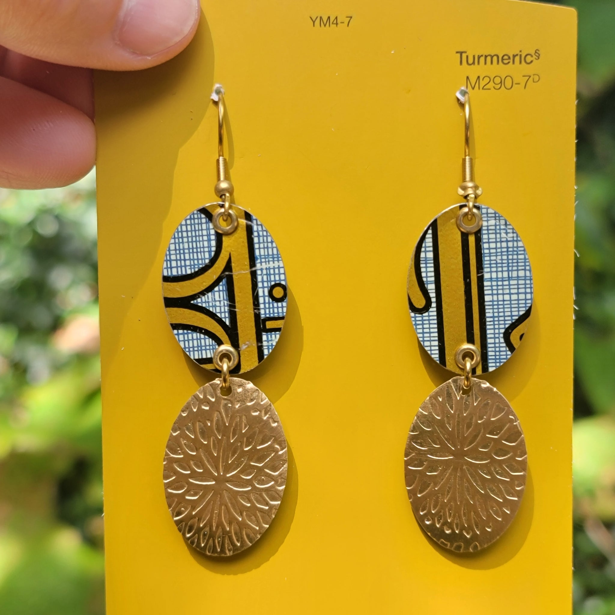 Fall 2024 Collection - Repurposed Vintage Tin Earrings