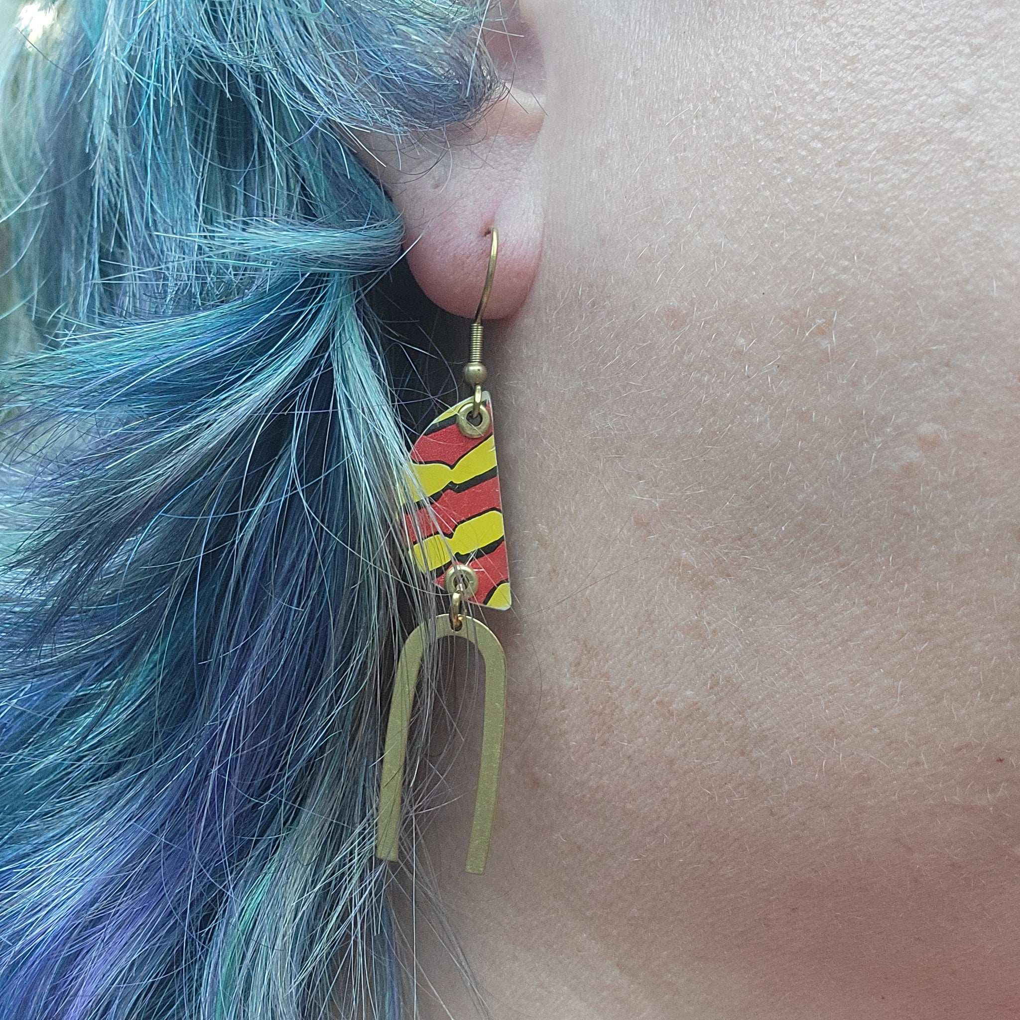 Fall 2024 Collection - Repurposed Vintage Tin Earrings