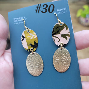 Fall 2024 Collection - Repurposed Vintage Tin Earrings