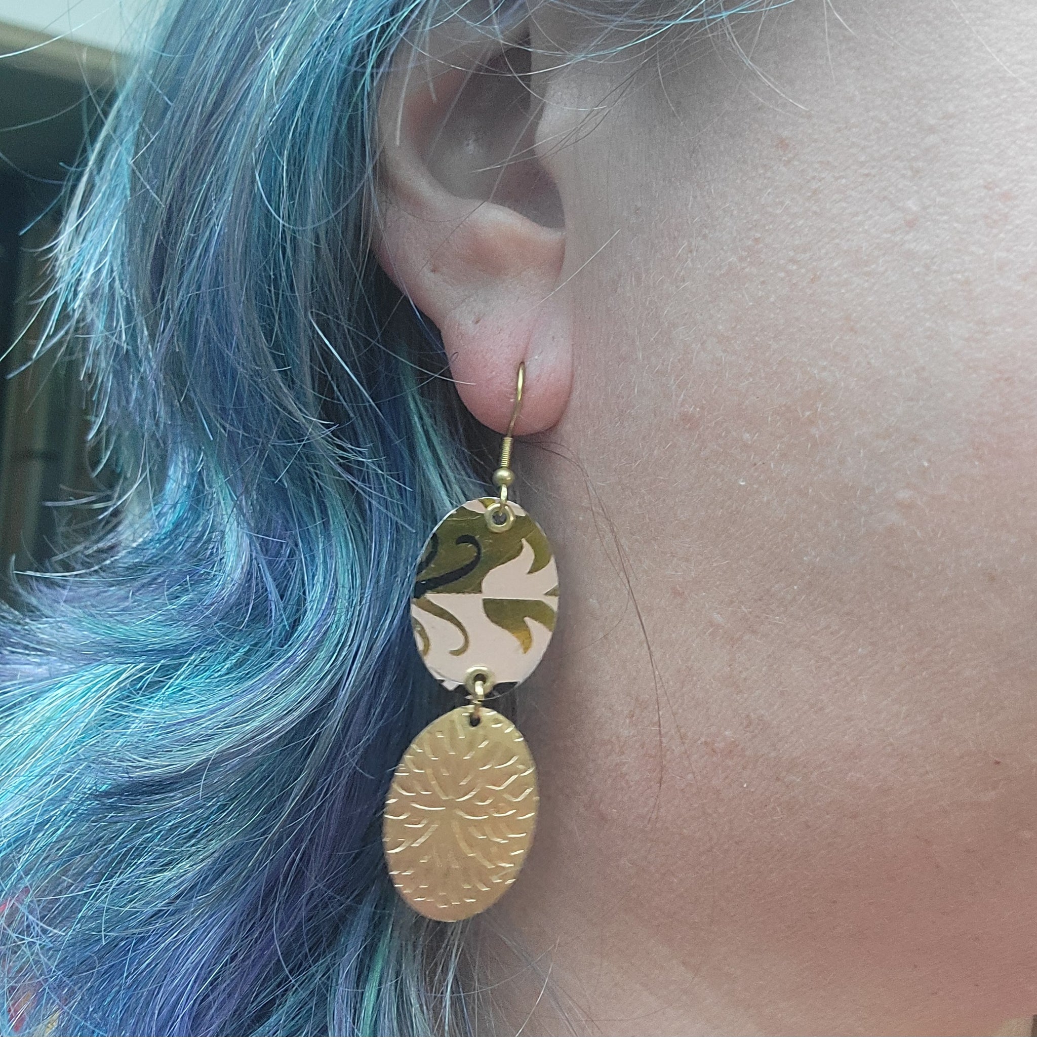 Fall 2024 Collection - Repurposed Vintage Tin Earrings