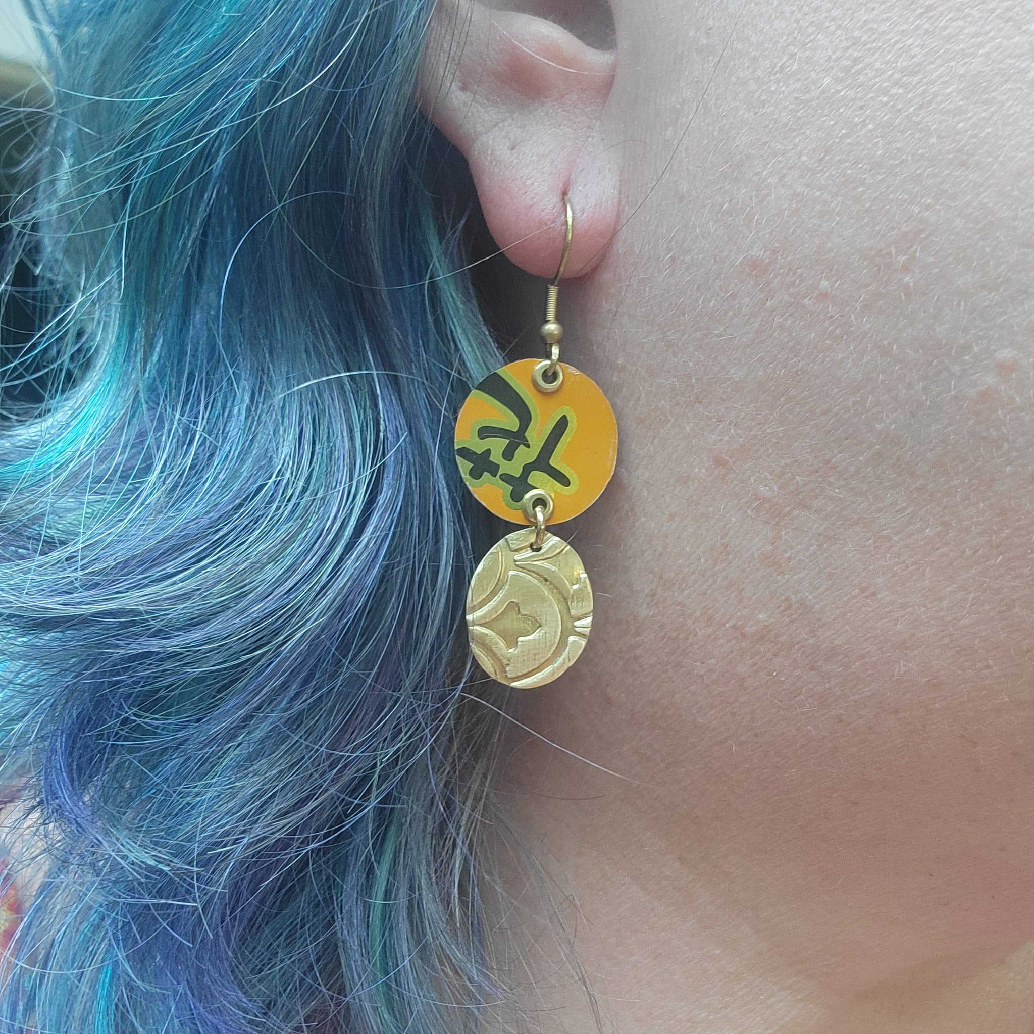 Fall 2024 Collection - Repurposed Vintage Tin Earrings