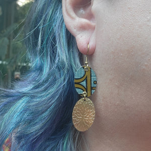 Fall 2024 Collection - Repurposed Vintage Tin Earrings