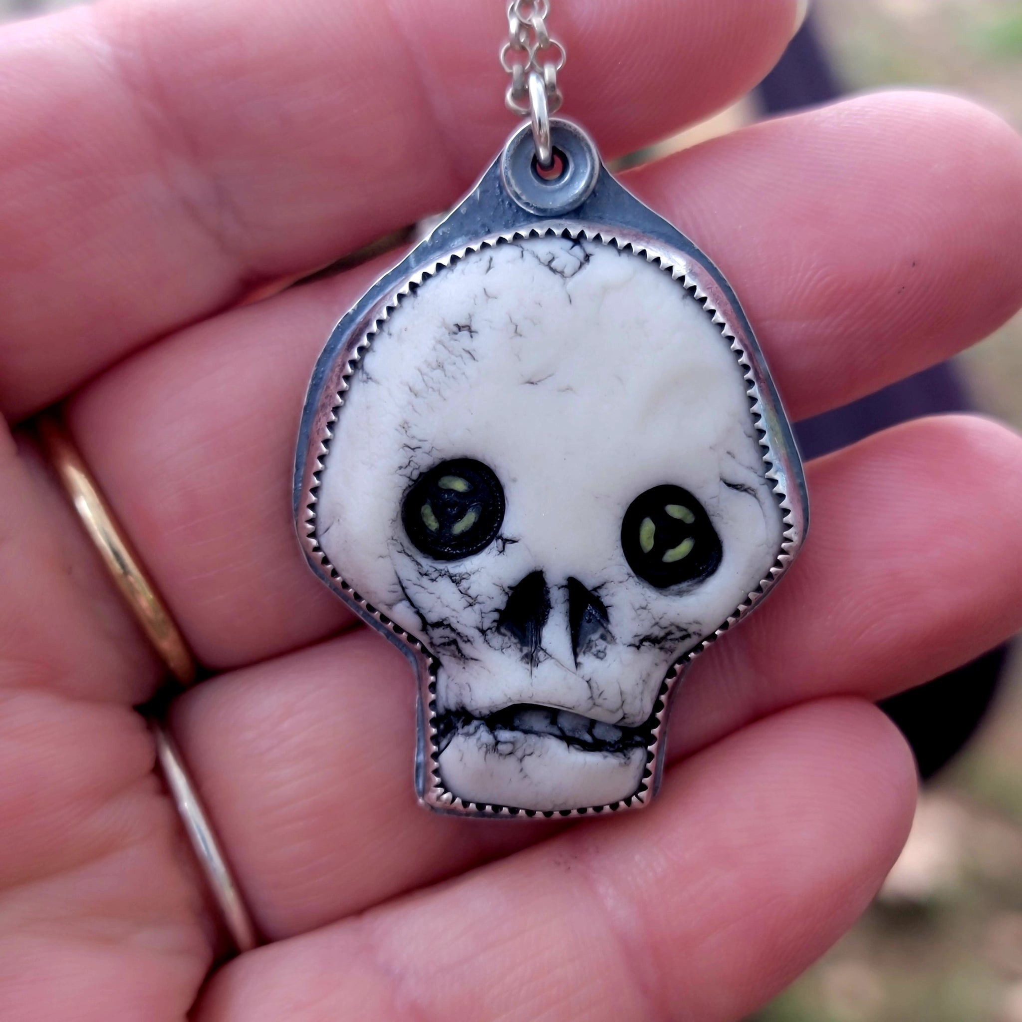 Nerd Skullies - Ceramic Pendants Halloween Collection