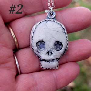 Nerd Skullies - Ceramic Pendants Halloween Collection