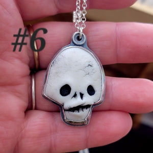 Nerd Skullies - Ceramic Pendants Halloween Collection