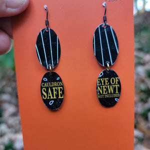 Halloween Collection - Repurposed Tin Jewelry