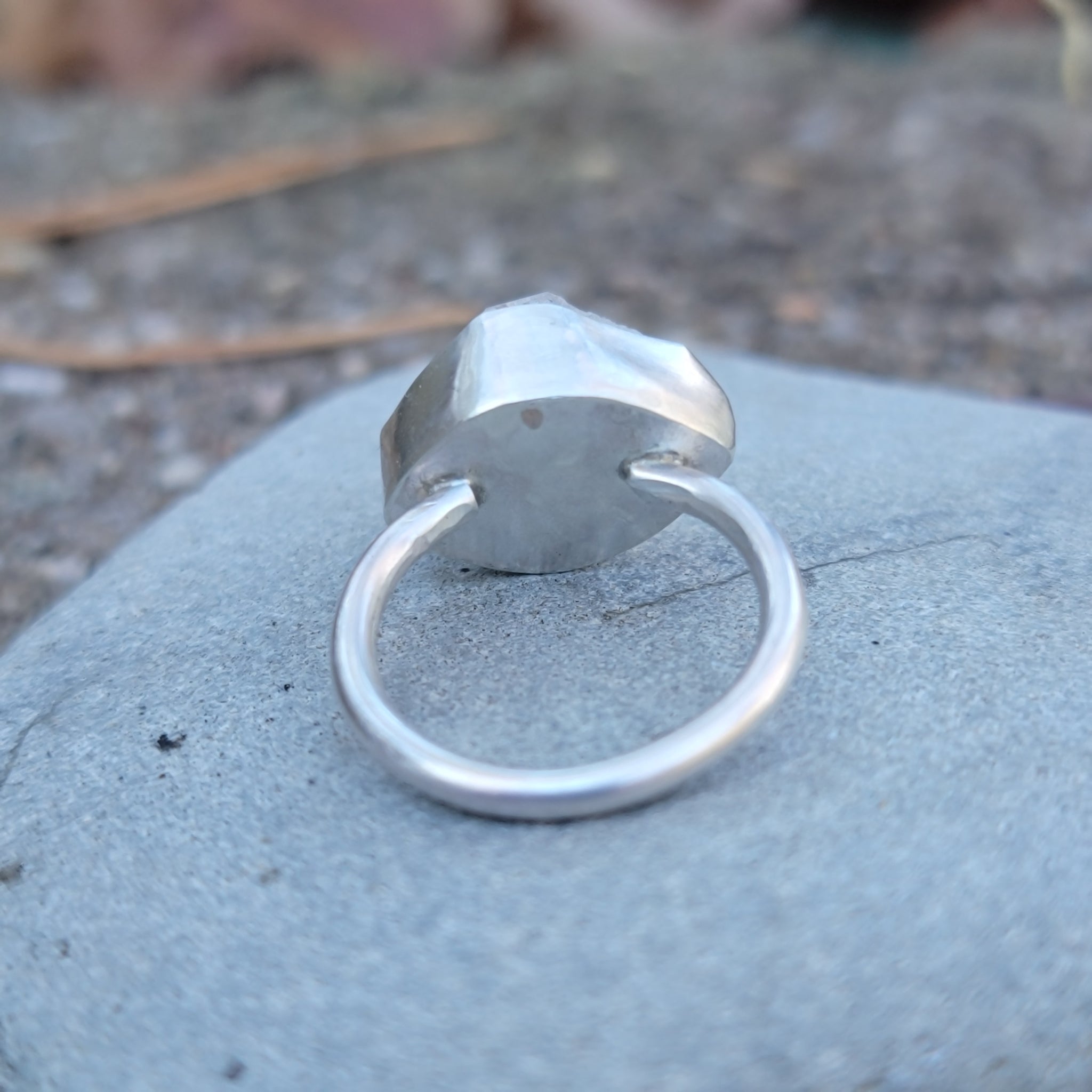 Herkimer Diamond Chunky Rings in Sterling Silver