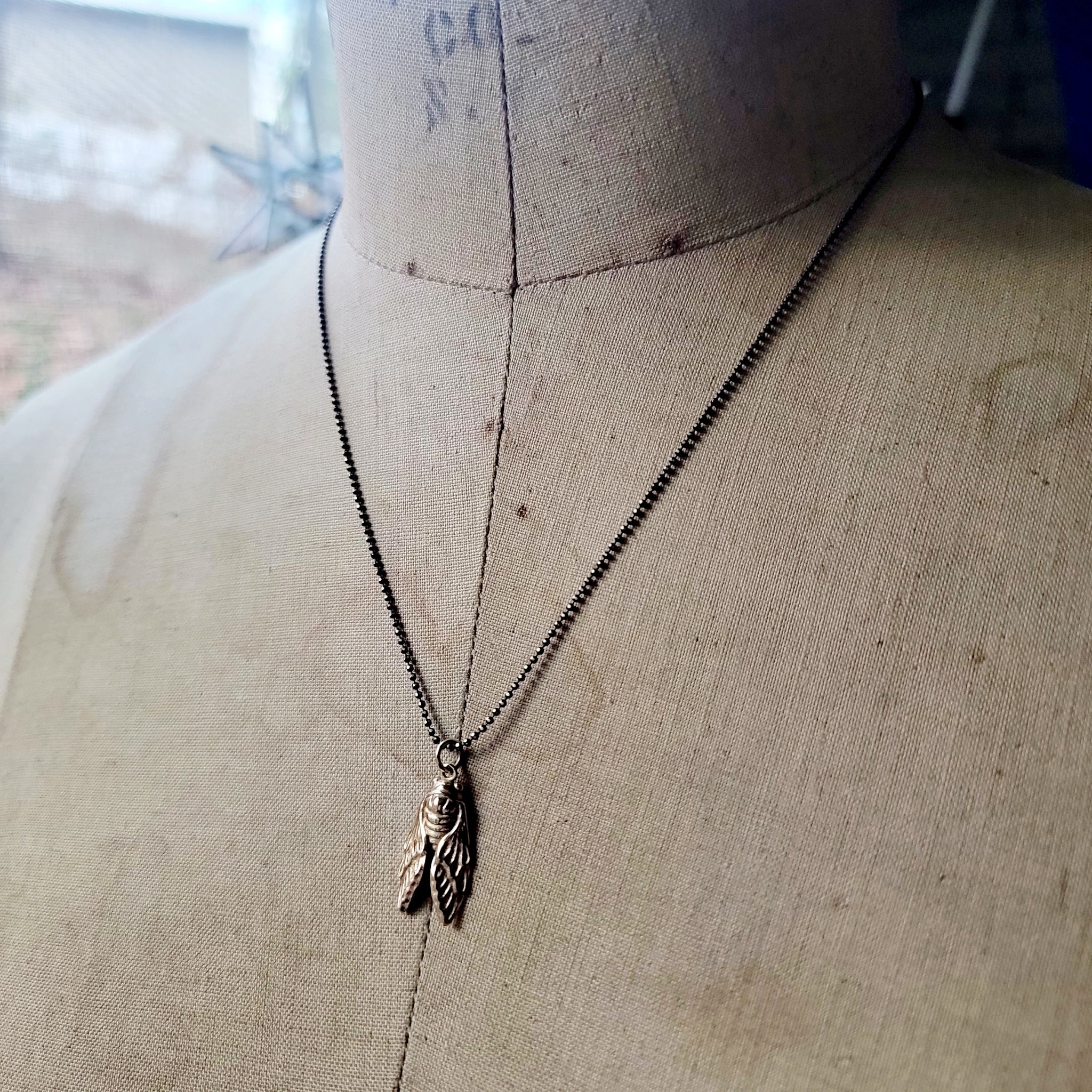 Bronze Cicada Pendant