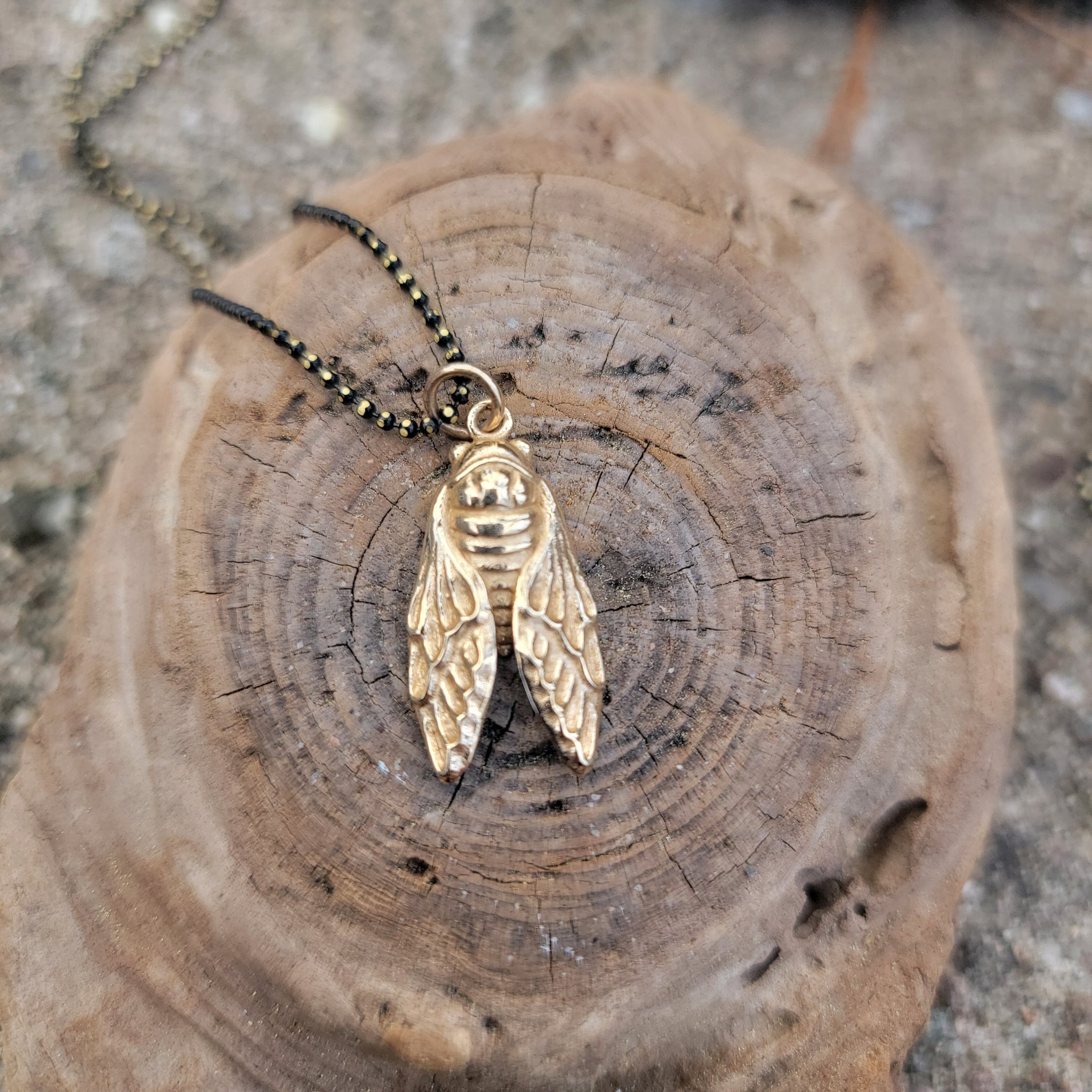 Honeybee Bronze Pendant