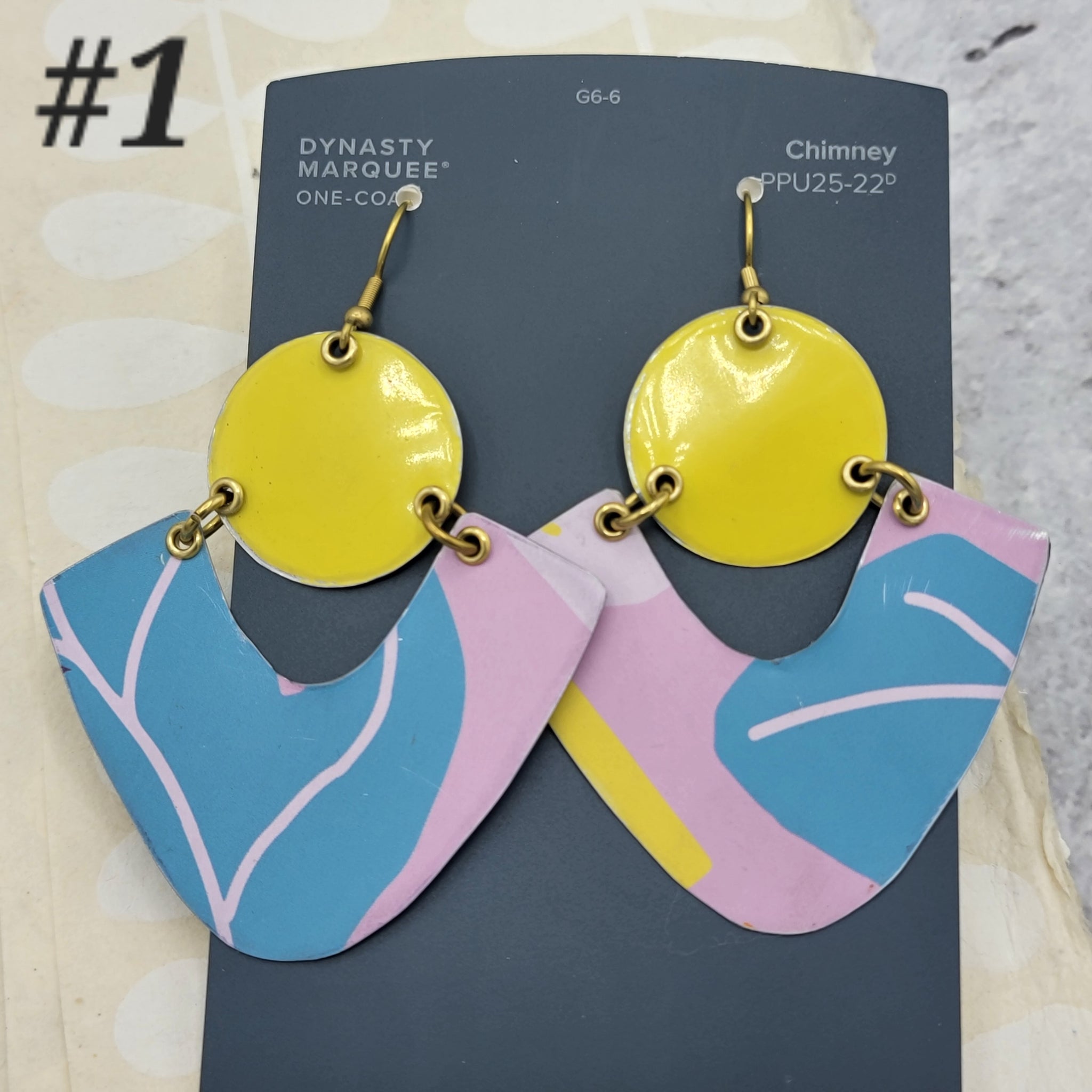 Gelato Collection - Repurposed Tin Earrings