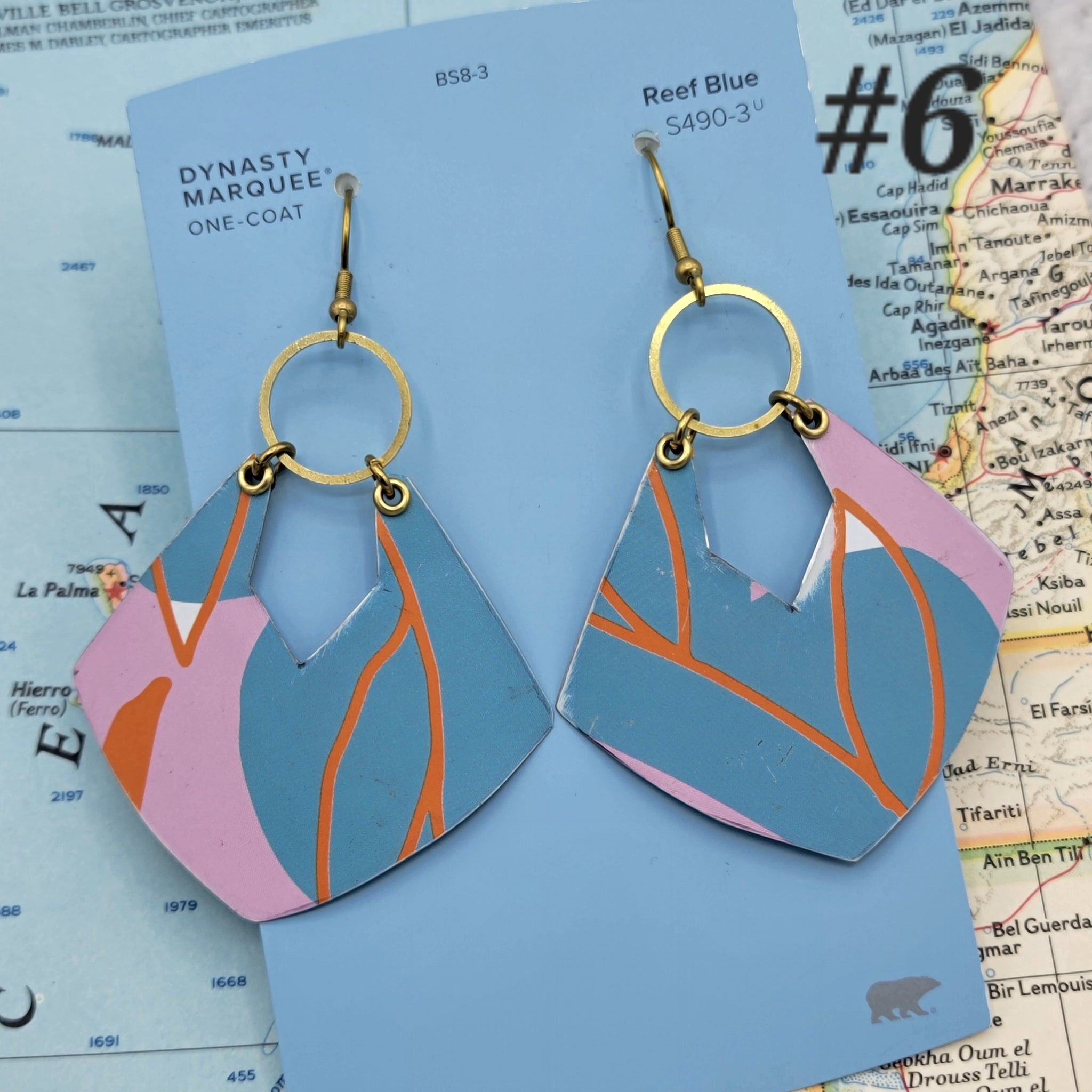 Gelato Collection - Repurposed Tin Earrings