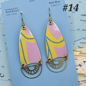 Gelato Collection - Repurposed Tin Earrings