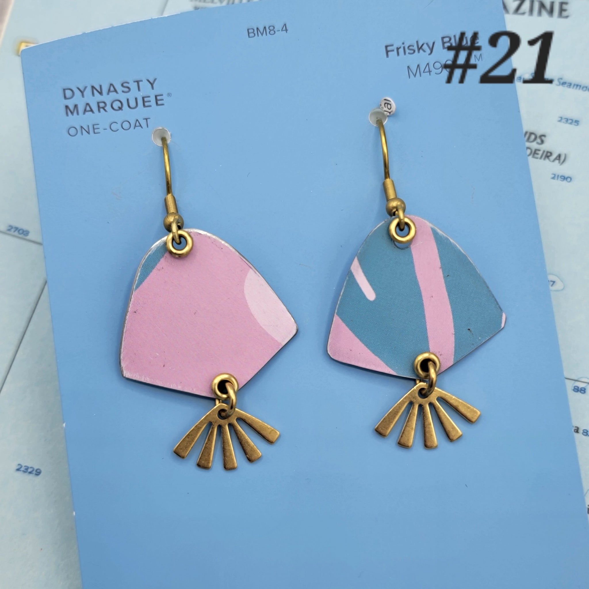 Gelato Collection - Repurposed Tin Earrings