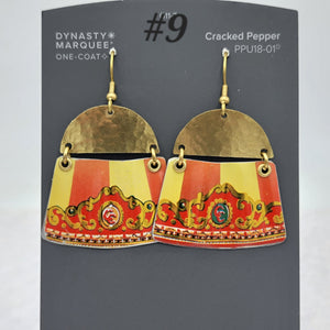 Carousel Collection - Repurposed Vintage Tin Earrings