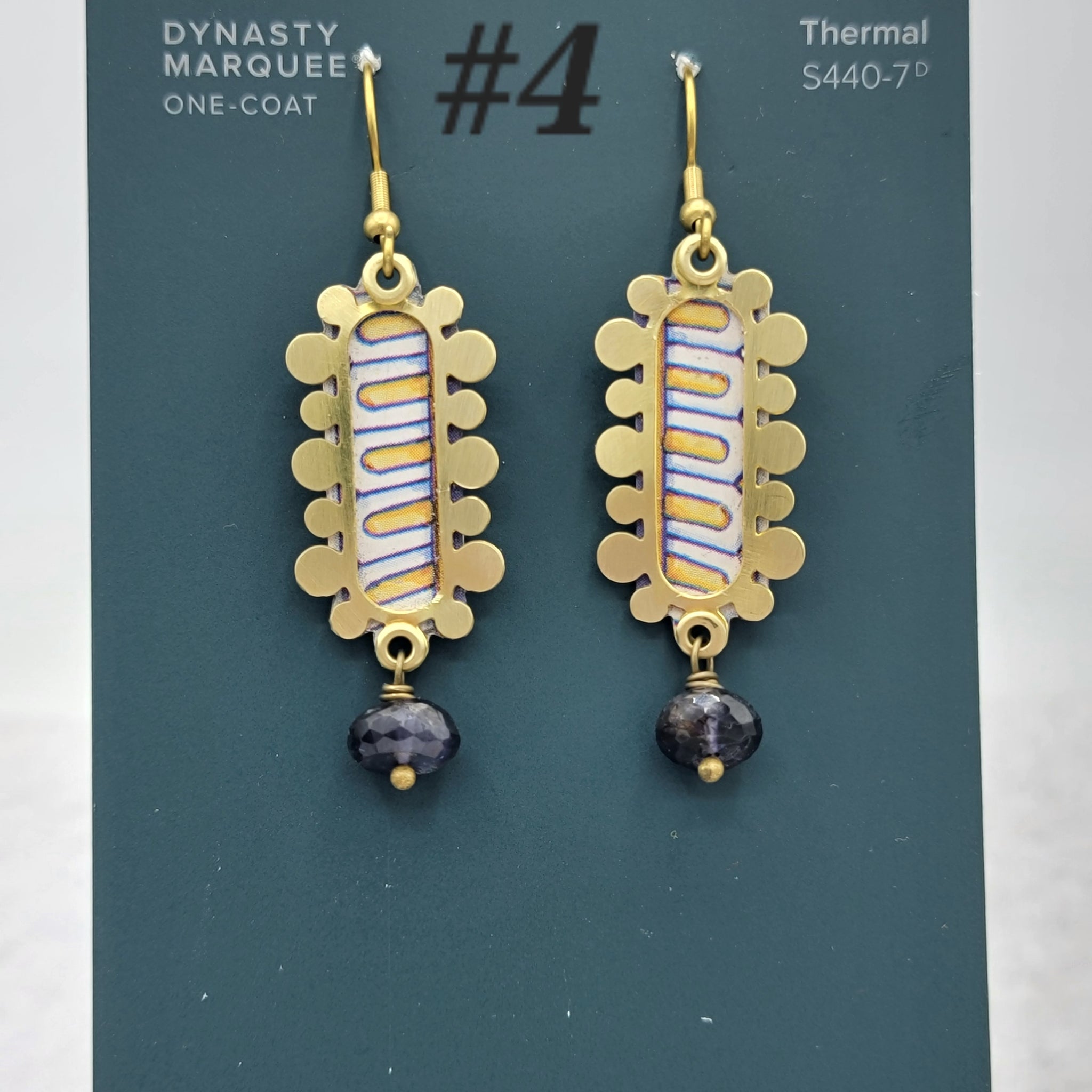 Bubble Frames Collection - Repurposed Vintage Tin Earrings