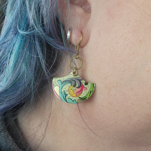 Florentine Collection - Repurposed Vintage Tin Earrings