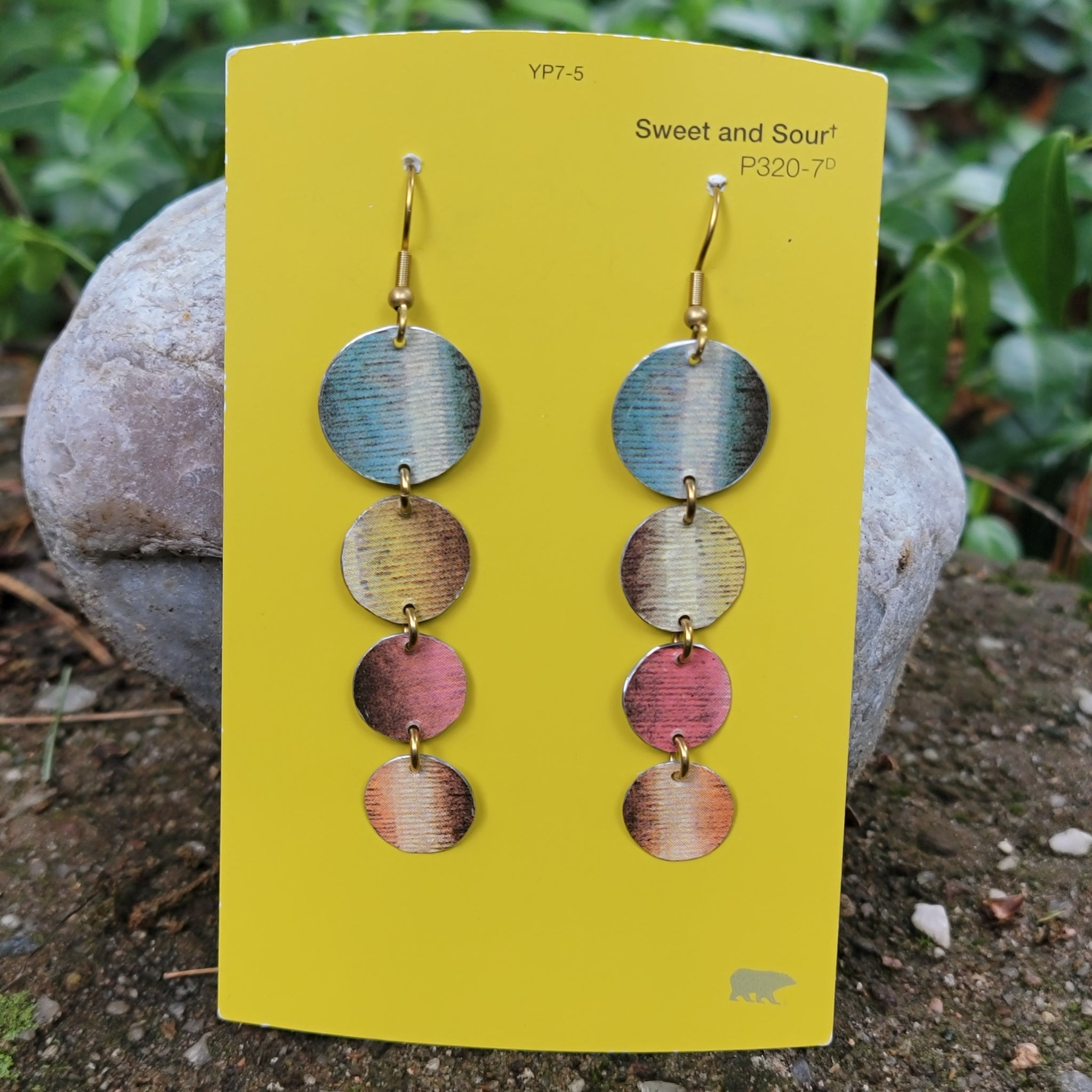 J.P. Coates Thread Collection - Repurposed Tin Earrings