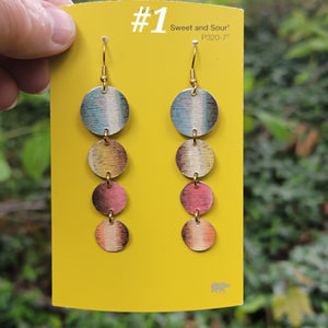 J.P. Coates Thread Collection - Repurposed Tin Earrings